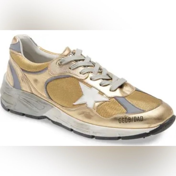 Golden Goose Leather Printed Sneakers Women's Size: 7 | IT 37 - Picture 1 of 9